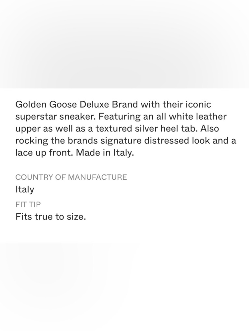 🌟GOLDEN GOOSE WHITE LEATHER SNEAKERS🌟 - Picture 11 of 11